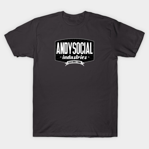 Andysocial Industries Logo A T-Shirt by AndysocialIndustries